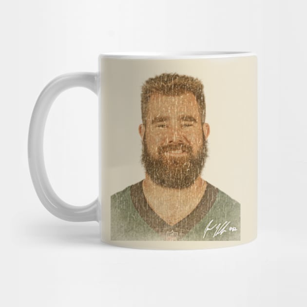 Jason Kelce Vintage by Teling Balak